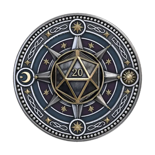 Twentyfold Sigil - Challenge 3D model, vytvořený pomocí AI