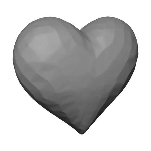 3D model for Rainbow Heart