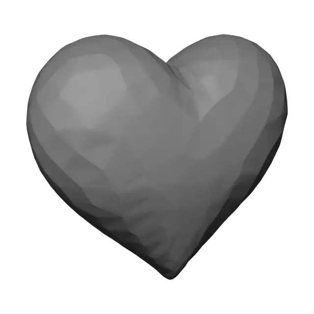 3D model for Rainbow Heart