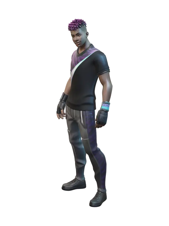 3D model for Stylized Fade Fortnite