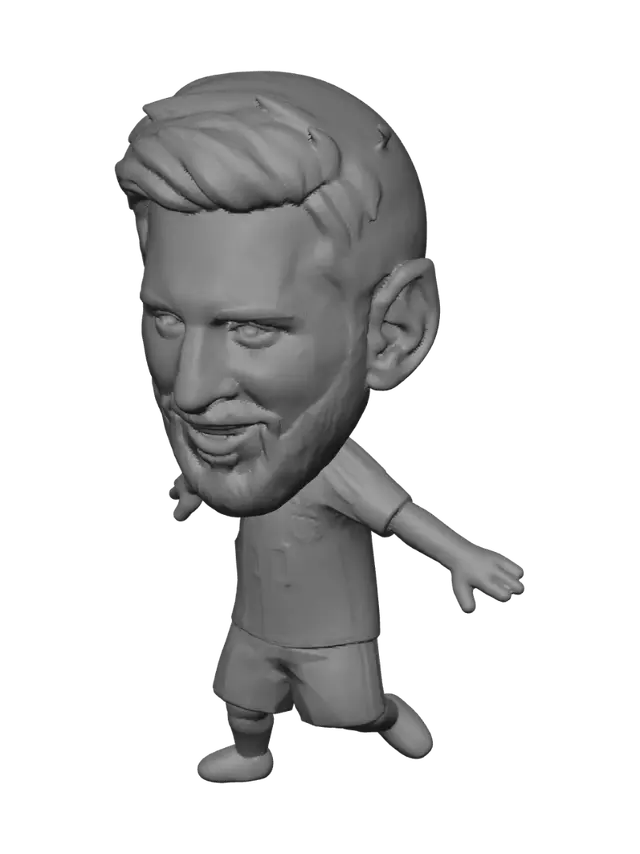 3D model for Number 10 Argentina Cartoon