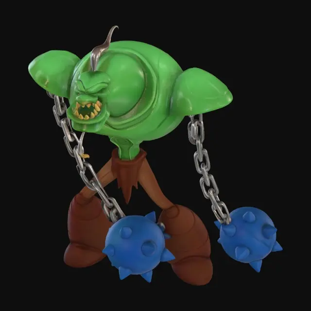 3D model for Spike Slinger (Quest of Camelot)