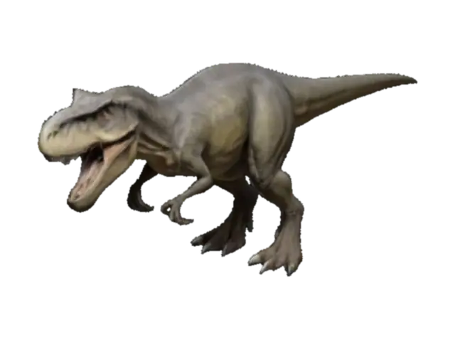 Tiranosaurus Rex, Realista 3D model, vytvořený pomocí AI