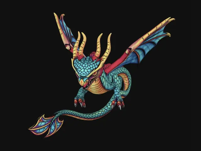 3D model for Stained Glass Dragon