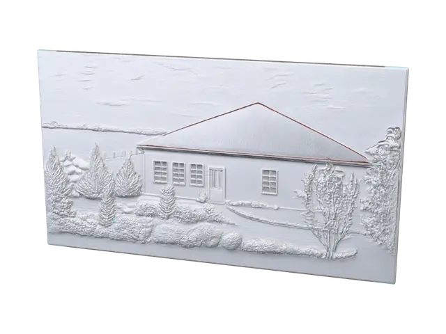 3D model for Lakeside Cottage Garden
