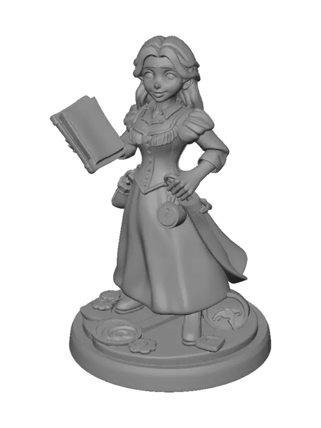 3D model for Timebound Librarian