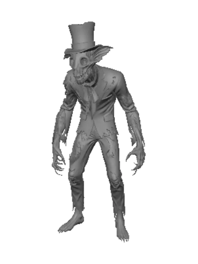 3D model for Ragged Aristocrat