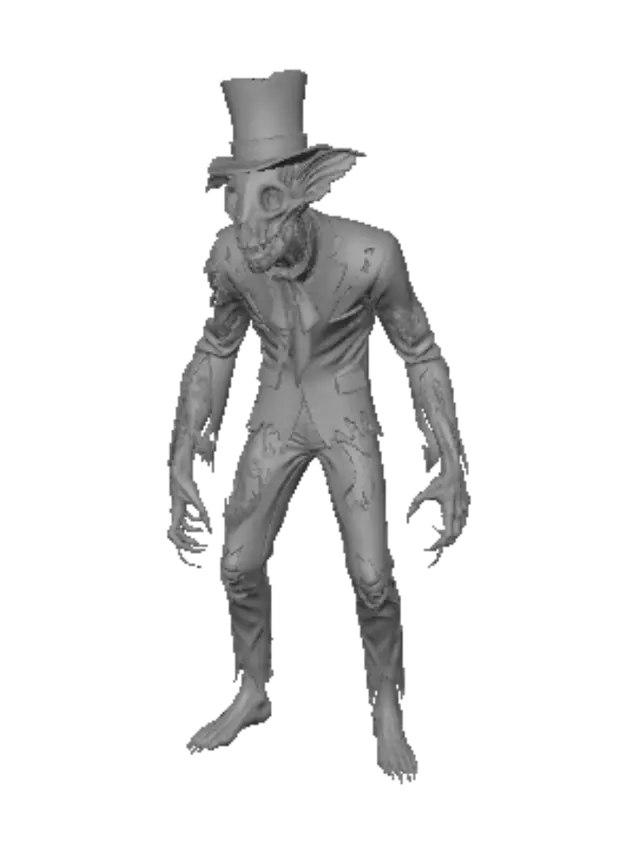 3D model for Ragged Aristocrat