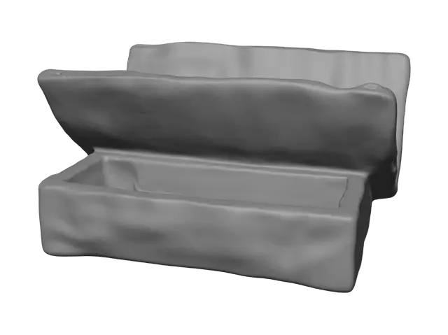 3D model for Concrete box with lid