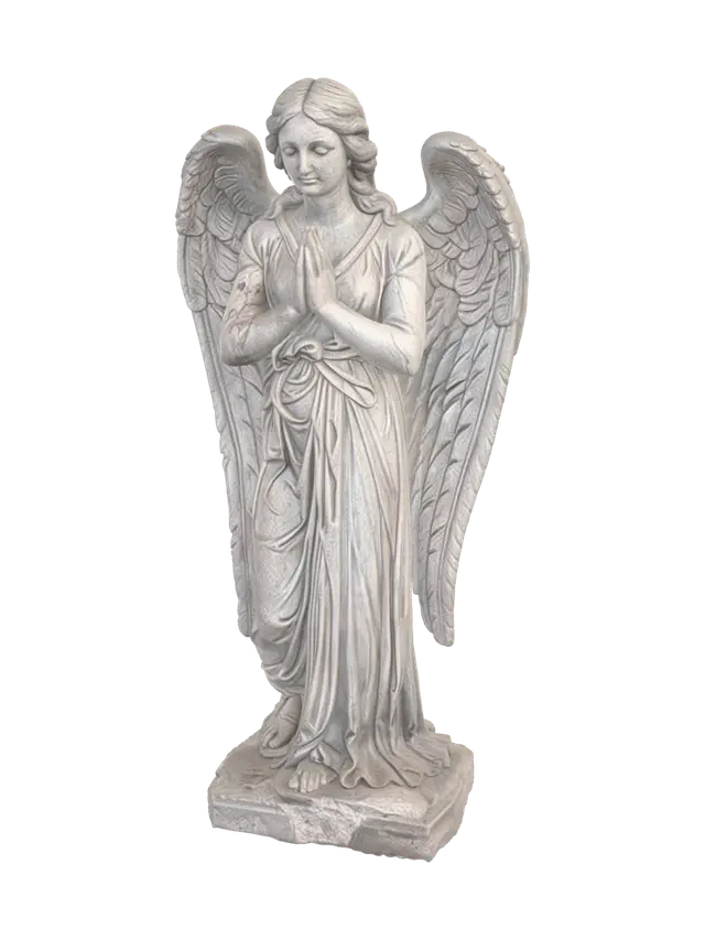 praying angel angel - Sculpted 3D model, vytvořený pomocí AI