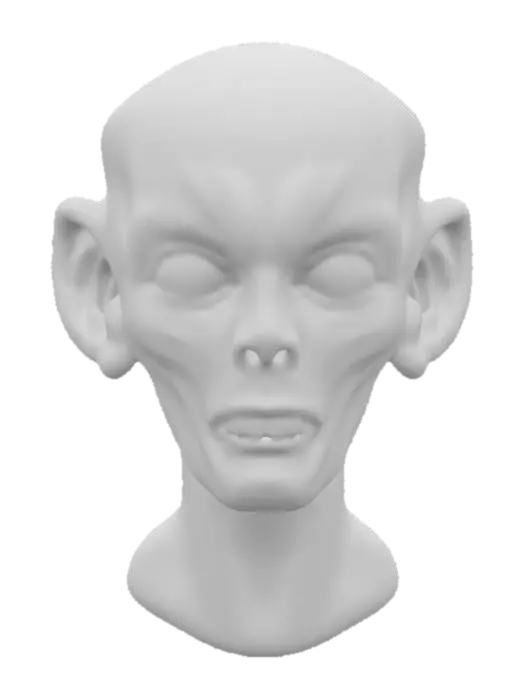 3D model for Alien Portrait