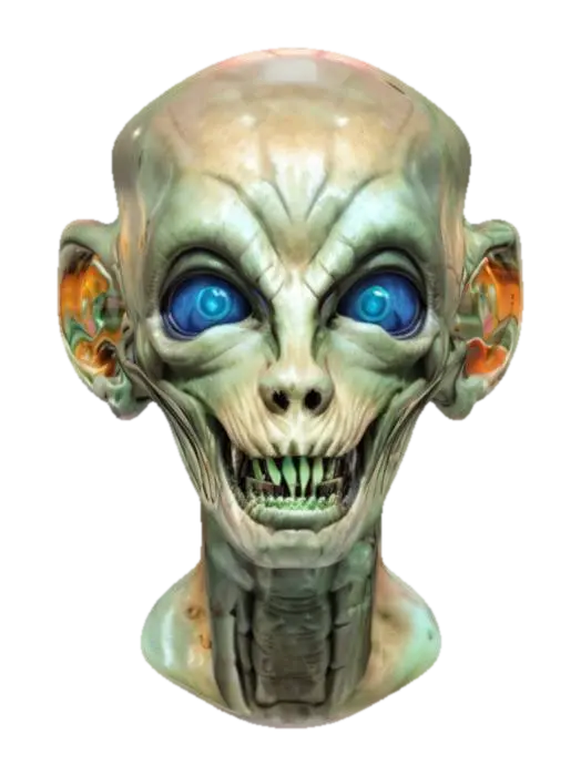 3D model for Alien Portrait