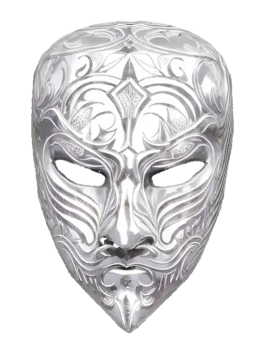 Enigmatic Mask - Ceremony 3D model, vytvořený pomocí AI