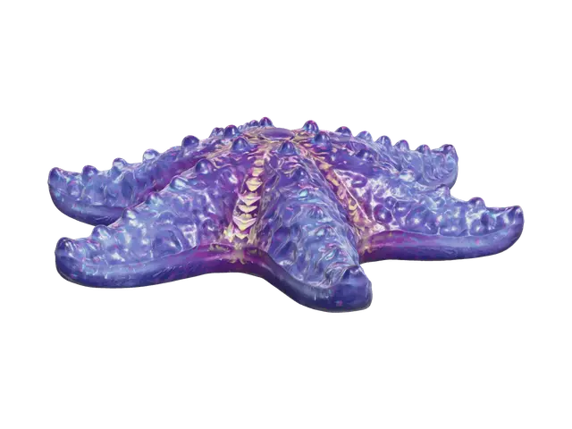Seastar - Starfish 3D model, vytvořený pomocí AI