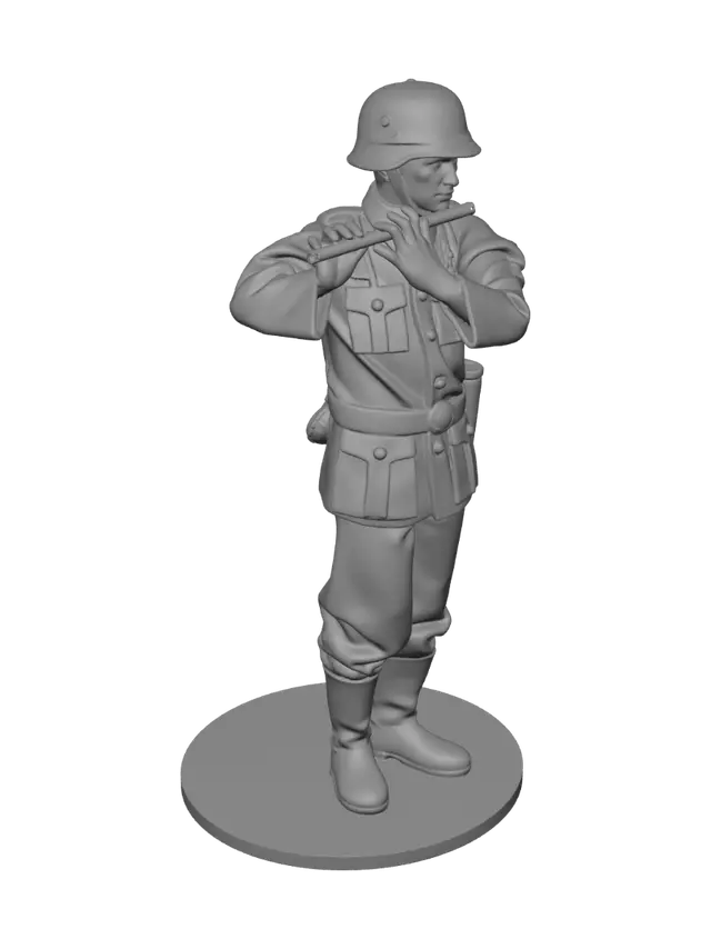 3D model for Flutist Soldier