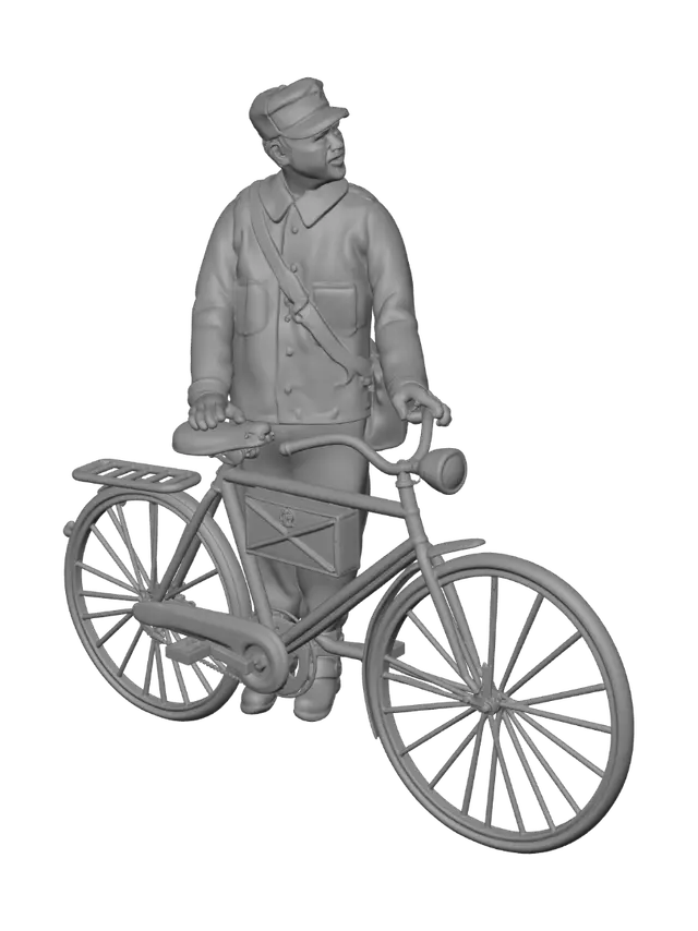 3D model for Timeless Cyclist