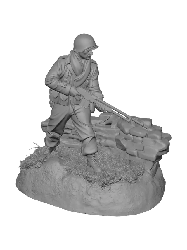 3D model for Snowbound Soldier
