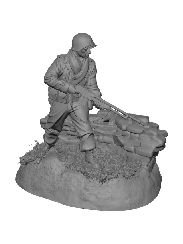 3D model for Snowbound Soldier