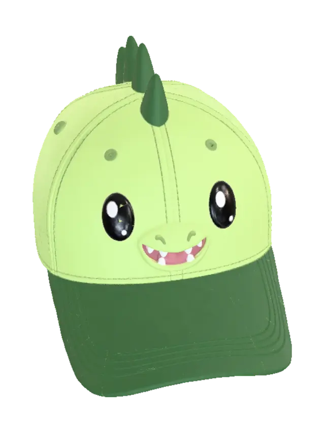 Cappello draghetto - Visor 3D model, vytvořený pomocí AI