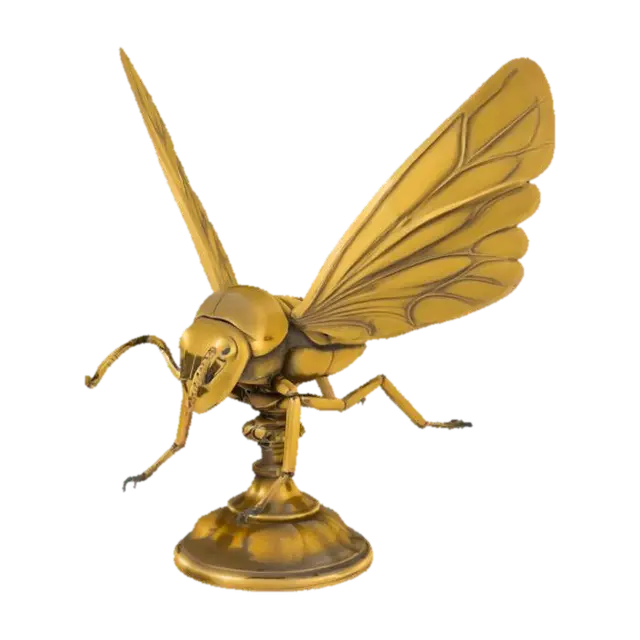 3D model for Vintage Brass Beetle Sculpture