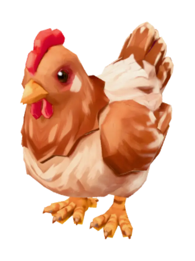 3D model for Low-Poly Chicken