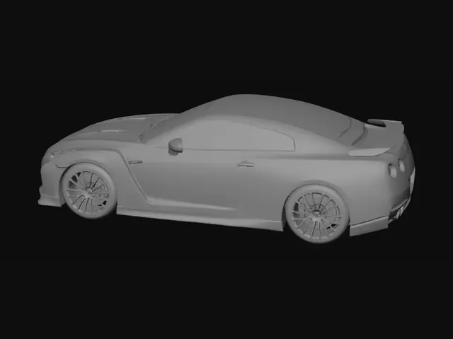 3D model for White Lightning GT-R