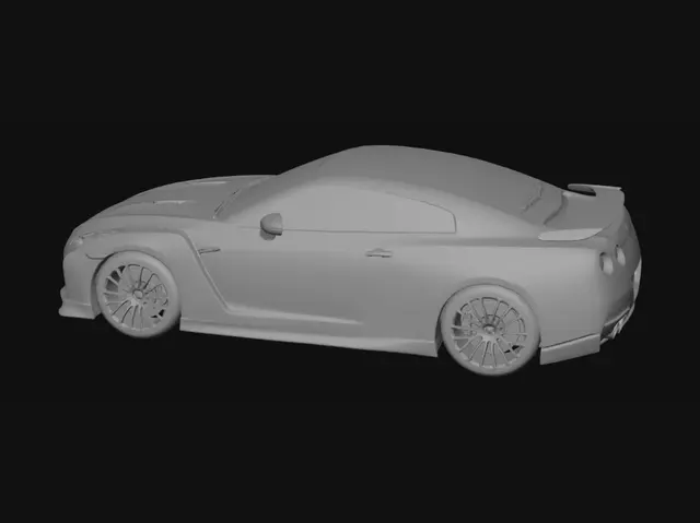 3D model for White Lightning GT-R