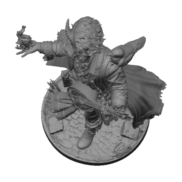3D model for Emberbound Bard