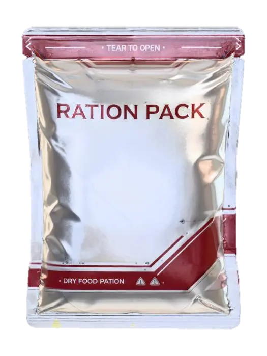 3D model for Soft, flexible vacuum-sealed sci-fi food ration pack, GLACIES