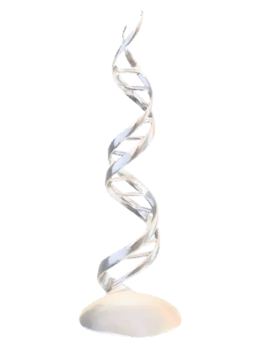 Spiral of Life 3D model, vytvořený pomocí AI