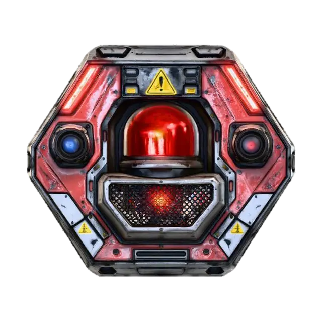 Modello 3D Sci-fi Alarm, Glacies - Sound, generato dall’IA