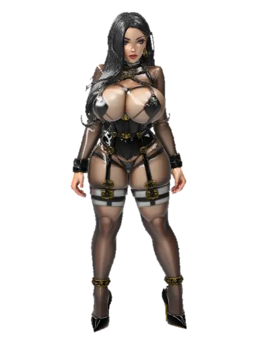 lingerie Fashionista - Corset 3D model, vytvořený pomocí AI