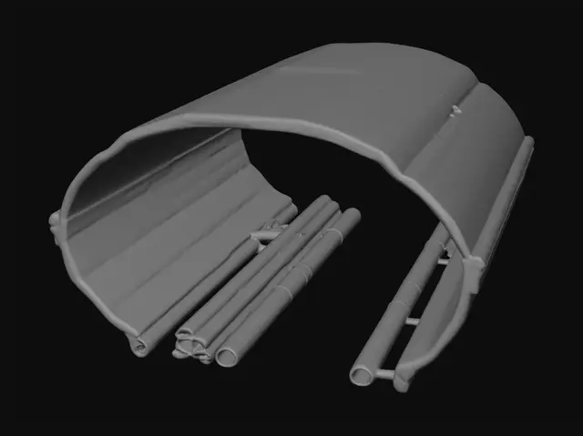 3D model for Subterranean Pipe Corridor