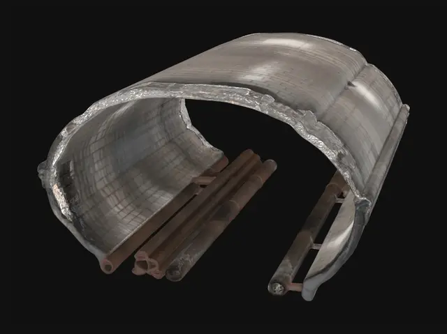 3D model for Subterranean Pipe Corridor