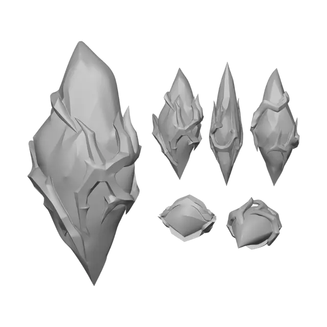 3D model for Voidshard Amethyst Crystal