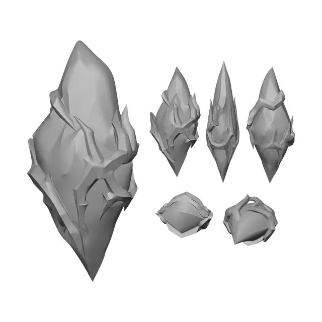 3D model for Voidshard Amethyst Crystal
