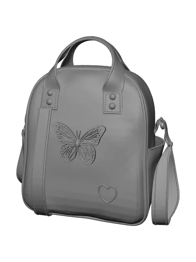 3D model for i want a small english little girls school bag