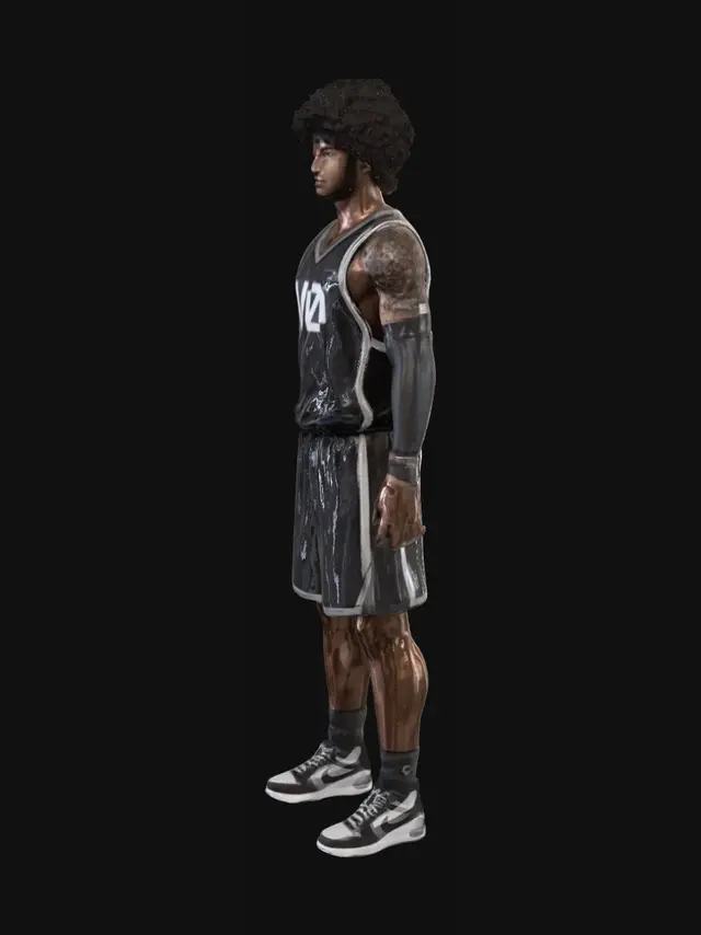 3D model for Nocturnal Court Warrior