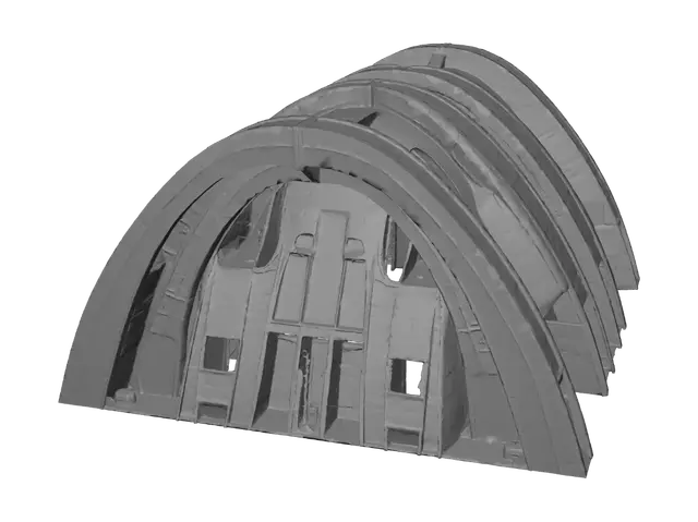 3D model for Vaulted Brick Corridor