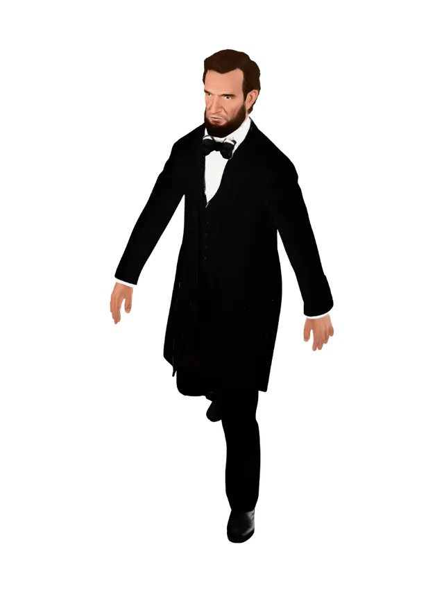 3D model for Green Screen Gentleman in a Formal Tailcoat
