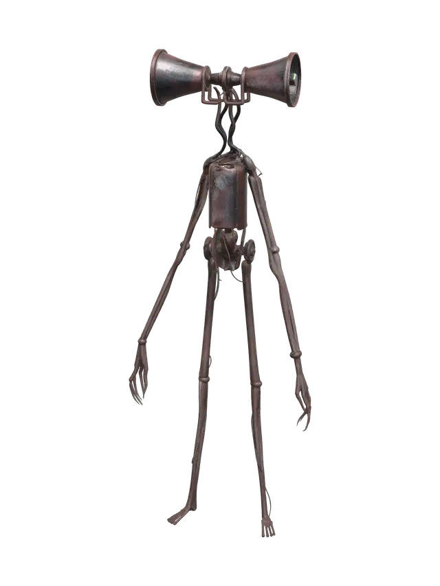 Stylized Siren Head - Monstrosity 3D model, vytvořený pomocí AI