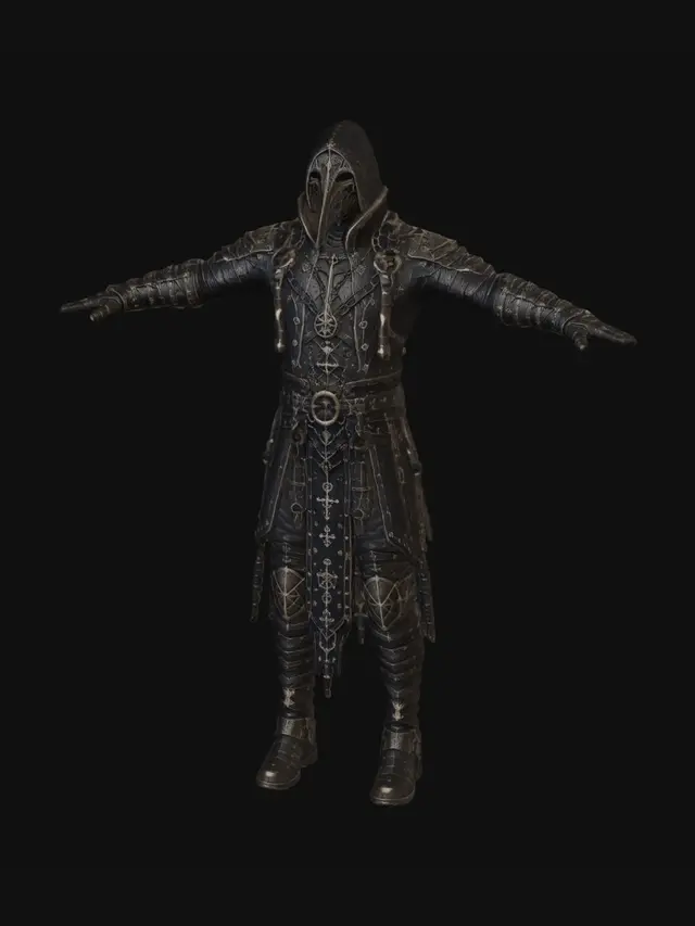 3D model for Chainbound Warden