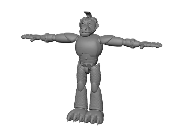 3D model for Modern Monty Fnaf