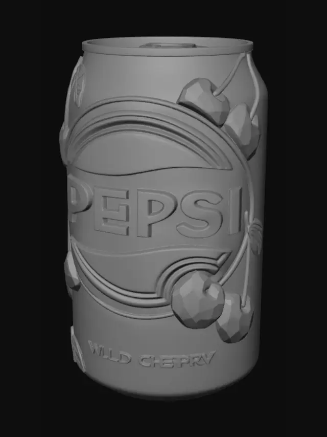3D model for Pepsi Wild Cherry Can