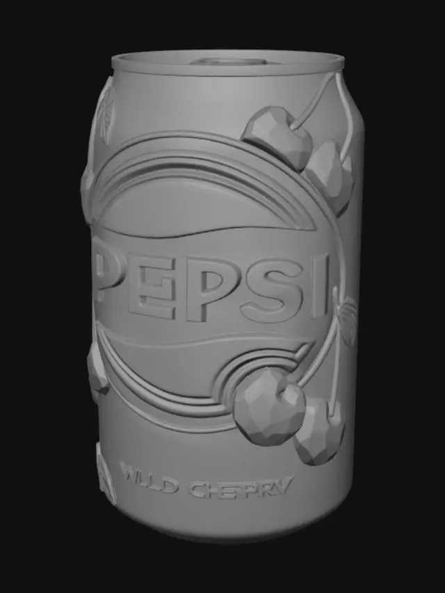 3D model for Pepsi Wild Cherry Can