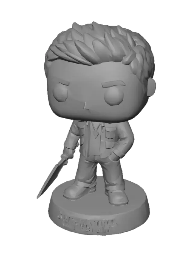 3D model for Dean Winchester Supernatural Funko Pop Style 3D Printable Model
