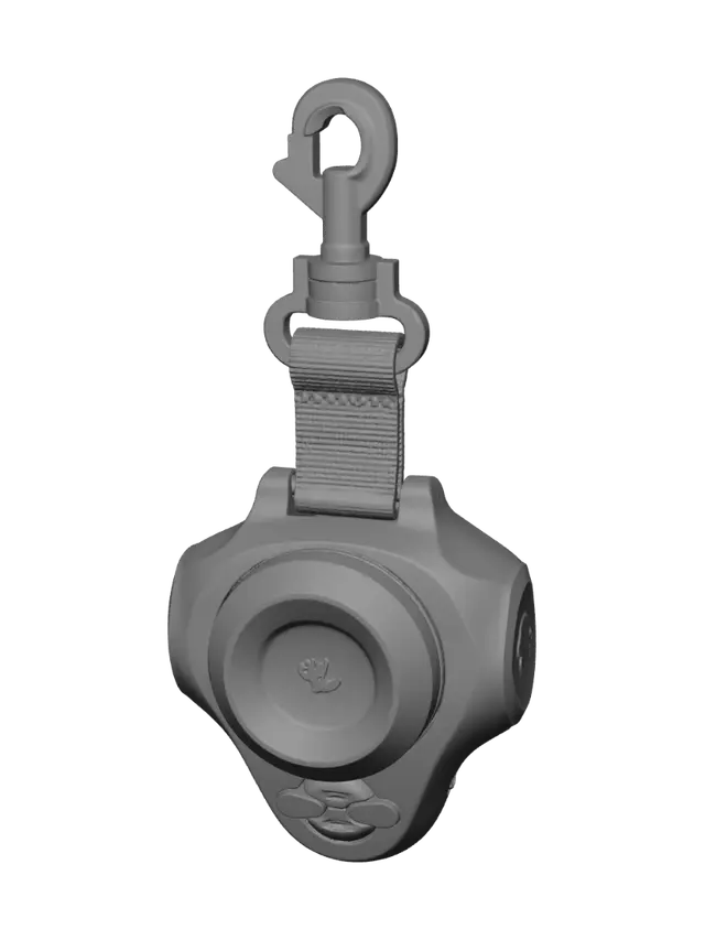 3D model for Red Orb Pocket Game Keychain