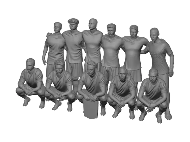 3D model for England National Football Team Squad Photo