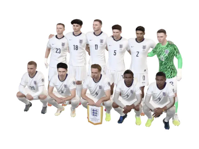 3D model for England National Football Team Squad Photo