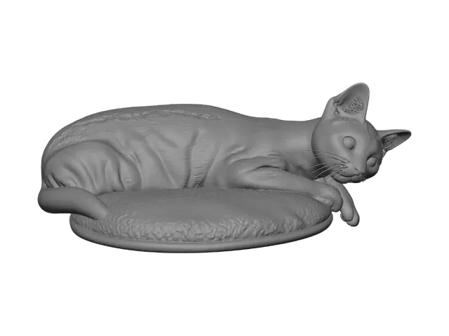 3D model for Curious Tabby by the Window